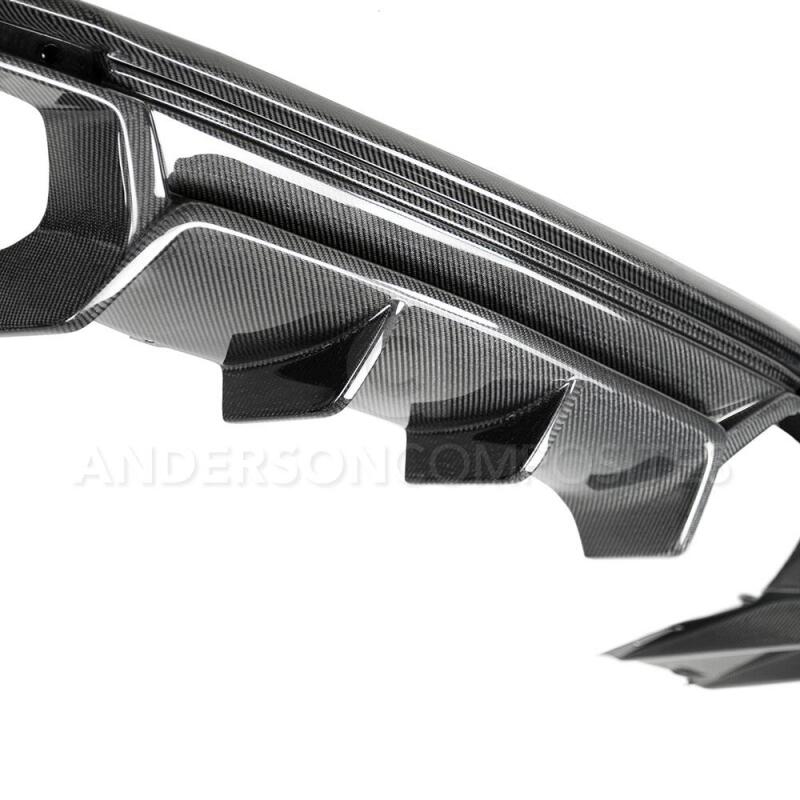Chevrolet Camaro ZL1 1LE Rear Diffuser - Anderson Composites - Type-AZ - carbon fiber - `17-`21